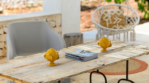 Villa d'Itria Terrasse/Veranda