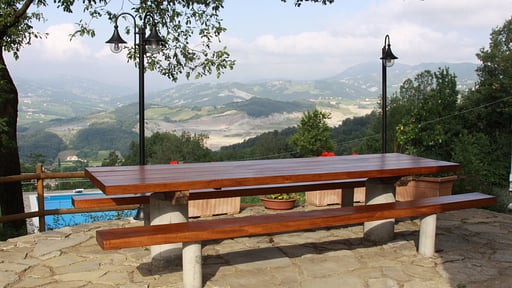 Villa Dafne Dining area