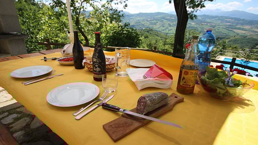 Villa Dafne Dining area