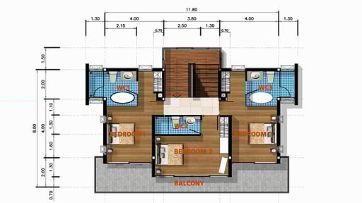 Villa Daisy Grundriss