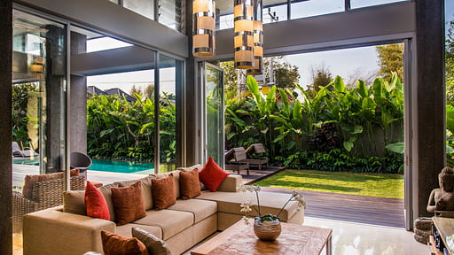 Villa Damai Aramanis Woonkamer
