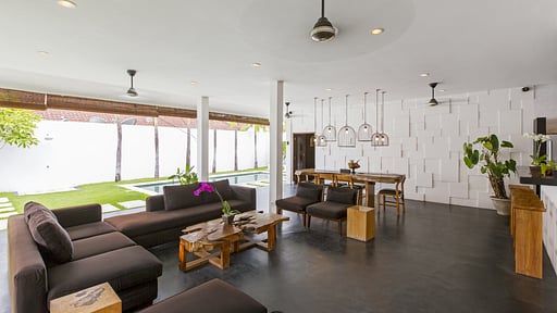 Villa Damai Lestari Living room