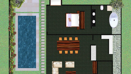 Villa Damai Lestari Floor plan