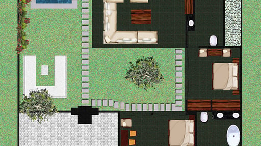 Villa Damai Lestari Floor plan