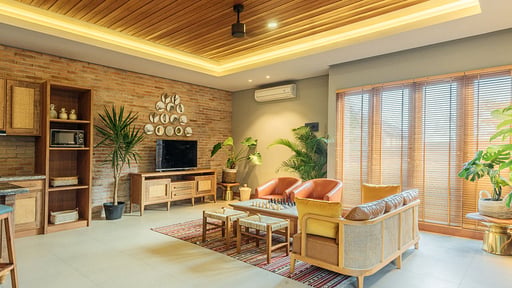 Villa Daun Dua Living room