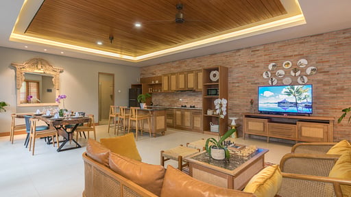 Villa Daun Satu Living room