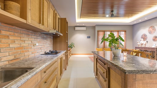 Villa Daun Satu Kitchen