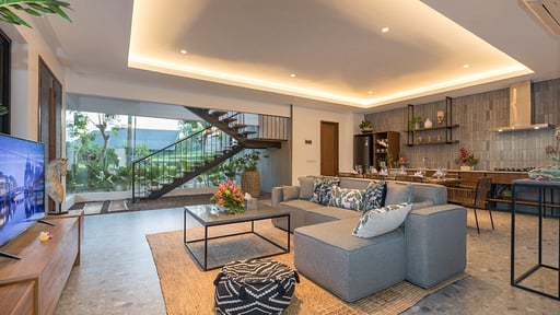 Villa Daun Tiga Living room
