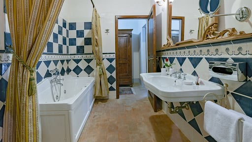 Villa de' Michelangioli Schlafzimmer 1
