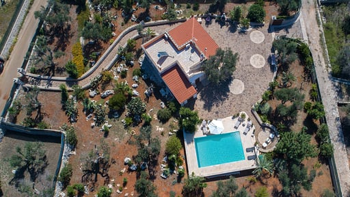 Villa del Cavaliere Drone pictures