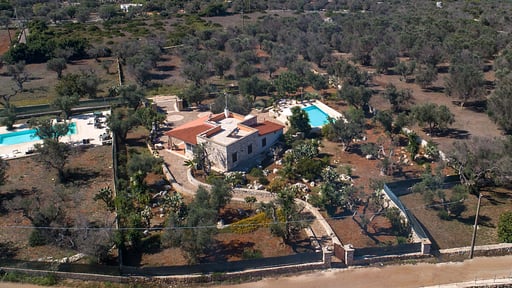 Villa del Cavaliere Drone pictures