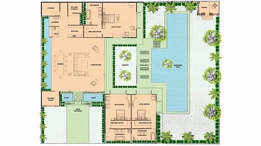 La Villa Des Sens Floor plan