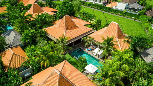 Villa Desa Roro Estate Drone pictures