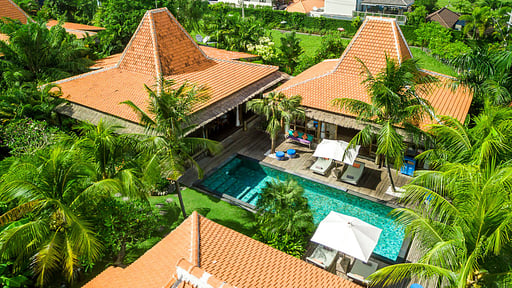 Villa Desa Roro Estate Drone pictures