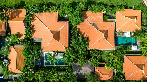 Villa Desa Roro Estate Drone pictures
