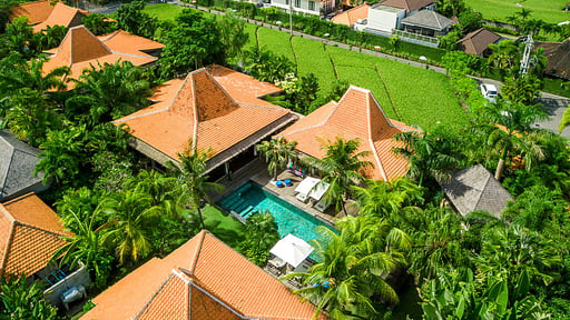 Villa Desa Roro Estate Drone pictures