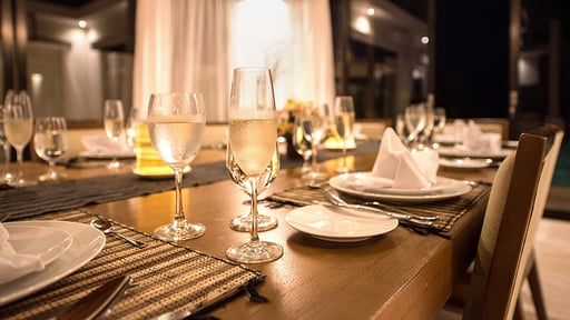 Villa Dewi Lanjar Dining area