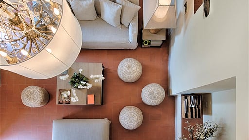 Villa Di Castellina Woonkamer