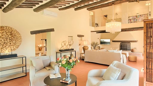 Villa Di Castellina Woonkamer