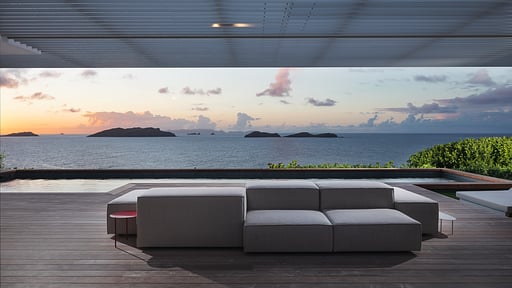 Villa Domingue Terrasse/Veranda