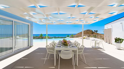 Villa Domizia Dining area