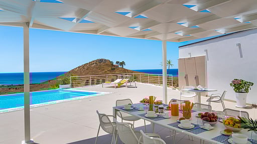 Villa Domizia Dining area