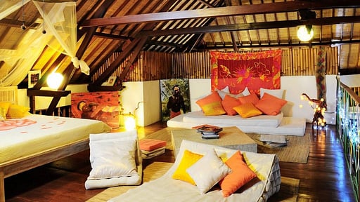 Villa Domus De Janas Ruang tamu