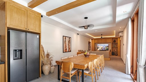 Villa Dua The Urban Retreat Dining area