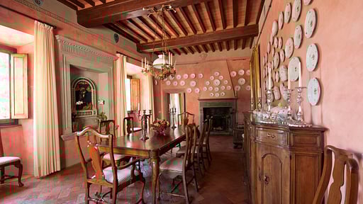 Villa Duchessa Dining area