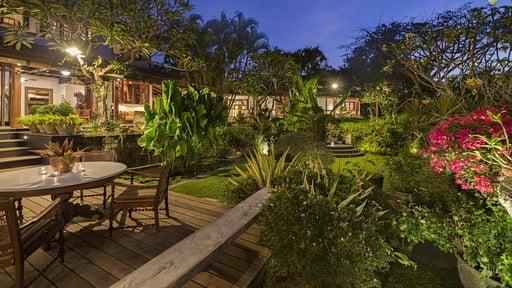 Villa East Indies Garten