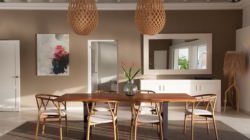 Villa Eden View Dining area