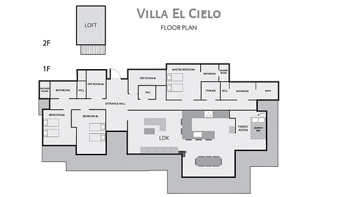 Villa El Cielo Floor plan