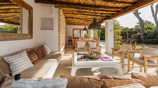 Villa El Oasis Terrasse/Veranda