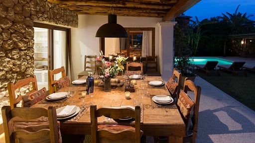 Villa El Oasis Terrasse/Veranda