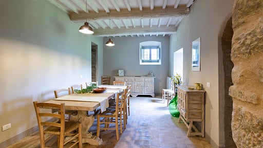 Villa Elda Dining area