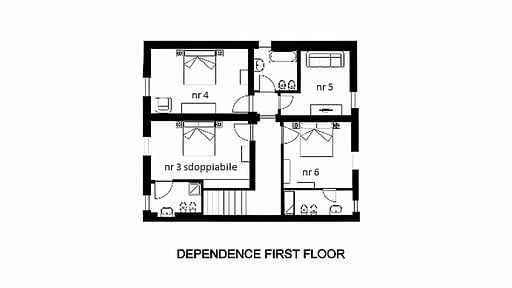 Villa Ellerone Floor plan