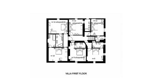 Villa Ellerone Floor plan