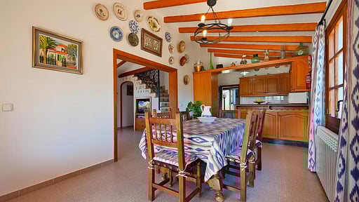 Villa Els Garbellons Dining area