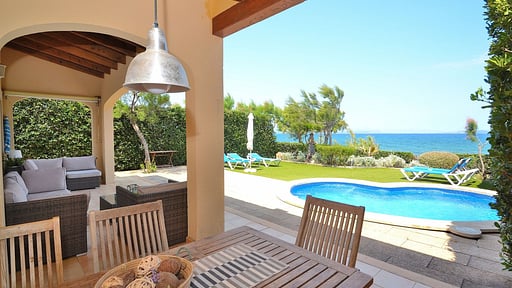 Villa Embat Colonia de Sant Pere Terraza/balcón