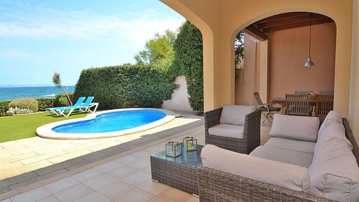 Villa Embat Colonia de Sant Pere Terraza/balcón