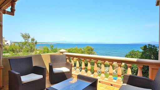 Villa Embat Colonia de Sant Pere Terraza/balcón