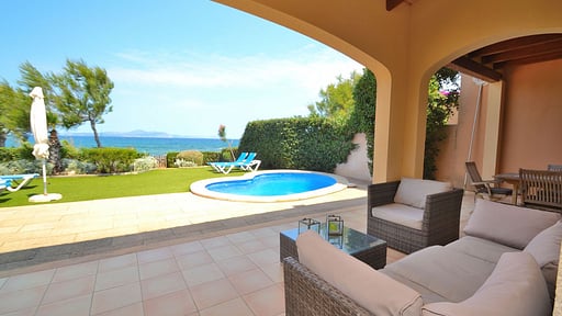 Villa Embat Colonia de Sant Pere Terraza/balcón