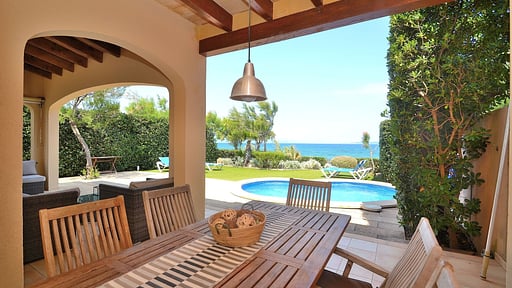 Villa Embat Colonia de Sant Pere Terraza/balcón