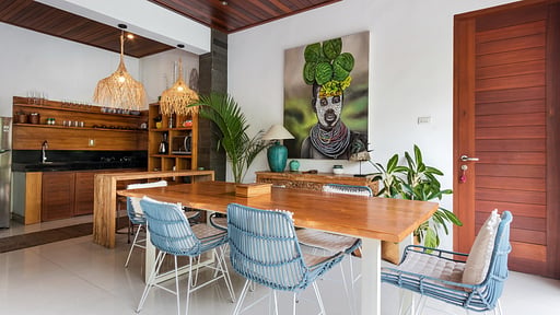 Villa Erja Dining area