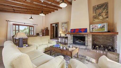 Villa Es Barracar Living room