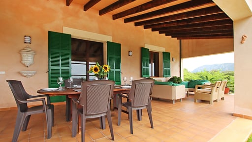 Villa Es Bosquet Обеденная зона