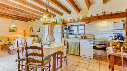 Villa Es Fangar Zona de comedor