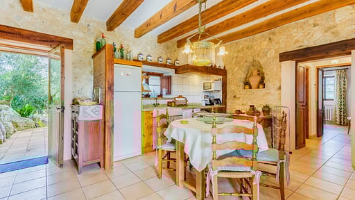 Villa Es Fangar Zona de comedor