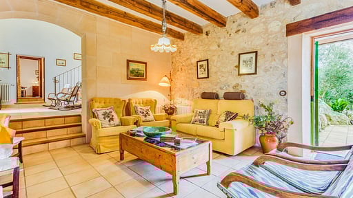 Villa Es Fangar Salón