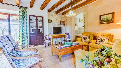 Villa Es Fangar Salón